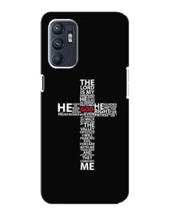 Чехол для OPPO Reno6 4G с картинкой «Текстовый крест»