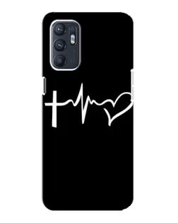 Чехол для OPPO Reno6 4G с картинкой «Пульс веры»