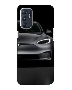 Чехол для OPPO Reno6 4G с картинкой «Tesla Model S Look» Чехол для OPPO Reno6 4G с картинкой «Tesla Model S Look»