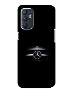 Чехол для OPPO Reno6 4G с картинкой «Mercedes — абстрактные линии»