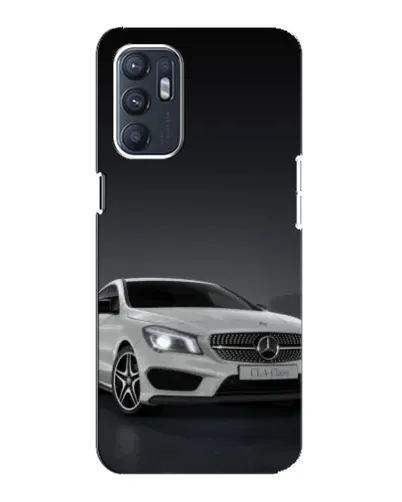 Чехол для OPPO Reno6 4G с картинкой «Mercedes AMG GT Silver»