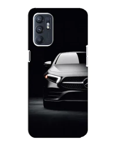 Чехол для OPPO Reno6 4G с картинкой «Свет фар Mercedes»