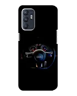 Чехол для OPPO Reno6 4G с картинкой «Салон Audi — руль» Чехол для OPPO Reno6 4G с картинкой «Салон Audi — руль»