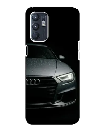 Чехол для OPPO Reno6 4G с картинкой «Audi — детализация кузова»
