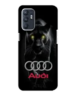 Чехол для OPPO Reno6 4G с картинкой «Пантера и Audi»