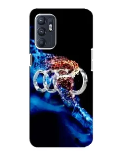 Чехол для OPPO Reno6 4G с картинкой «Энергия лого Audi»