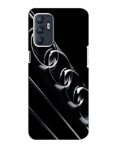 Чехол для OPPO Reno6 4G с картинкой «Audi — абстрактные кольца»