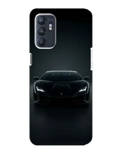 Чехол для OPPO Reno6 4G с картинкой «Черный Lamborghini Aventador» Чехол для OPPO Reno6 4G с картинкой «Черный Lamborghini Aventador»