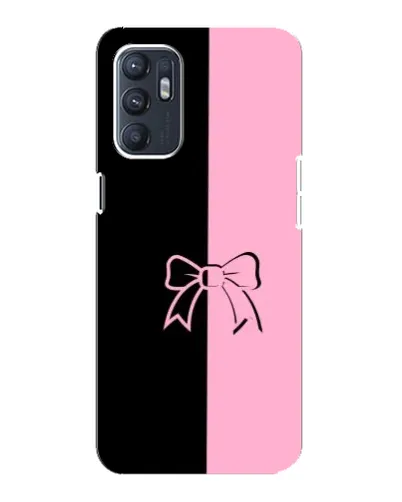 Чехол для OPPO Reno6 4G с картинкой «Половинки банта» Чехол для OPPO Reno6 4G с картинкой «Половинки банта»