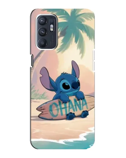 Чехол для OPPO Reno6 4G с картинкой «Стич на серфе» Чехол для OPPO Reno6 4G с картинкой «Стич на серфе»