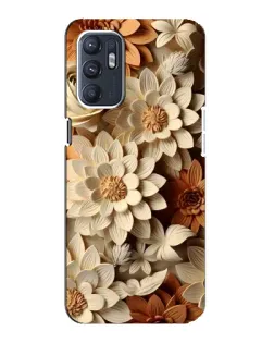 Чохол для OPPO Reno6 4G з картинкою «Бежевий флористичний декор» Чохол для OPPO Reno6 4G з картинкою «Бежевий флористичний декор»