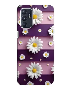 Чохол для OPPO Reno6 4G з картинкою «Ромашки на фіолетовому» Чохол для OPPO Reno6 4G з картинкою «Ромашки на фіолетовому»