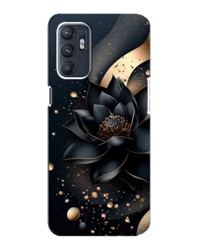 Чохол для OPPO Reno6 4G з картинкою «Чорний лотос»