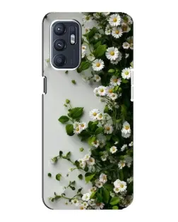 Чохол для OPPO Reno6 4G з картинкою «Гілка дрібних білих квітів» Чохол для OPPO Reno6 4G з картинкою «Гілка дрібних білих квітів»
