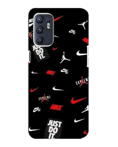 Чехол для OPPO Reno6 5G с картинкой «Nike Mix Pattern»