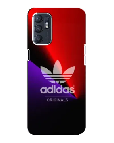 Чехол для OPPO Reno6 5G с картинкой «Adidas Red Neon» Чехол для OPPO Reno6 5G с картинкой «Adidas Red Neon»