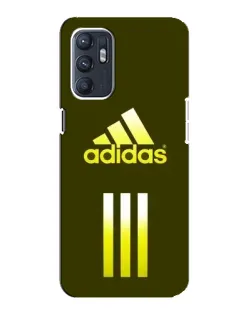 Чехол для OPPO Reno6 5G с картинкой «Оливковый градиент Adidas»