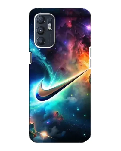 Чехол для OPPO Reno6 5G с картинкой «Космический Nike Swoosh» Чехол для OPPO Reno6 5G с картинкой «Космический Nike Swoosh»