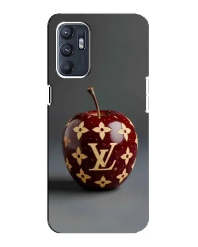 Чехол для OPPO Reno6 5G с картинкой «Красное яблоко LV» Чехол для OPPO Reno6 5G с картинкой «Красное яблоко LV»