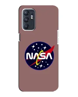 Чехол для OPPO Reno6 5G с картинкой «NASA — ретро космос»
