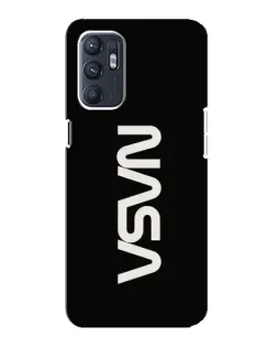 Чехол для OPPO Reno6 5G с картинкой «NASA — вертикальный логотип»