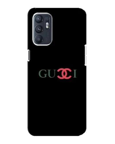 Чехол для OPPO Reno6 5G с картинкой «Gucci — красный градиент» Чехол для OPPO Reno6 5G с картинкой «Gucci — красный градиент»