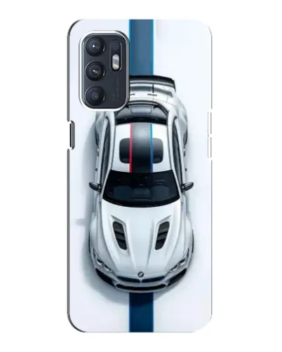 Чехол для OPPO Reno6 5G с картинкой «Вид сверху — BMW M» Чехол для OPPO Reno6 5G с картинкой «Вид сверху — BMW M»