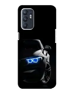 Чехол для OPPO Reno6 5G с картинкой «BMW — ночной взгляд»