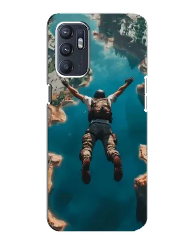 Чехол для OPPO Reno6 5G с картинкой «PUBG — свободное падение» Чехол для OPPO Reno6 5G с картинкой «PUBG — свободное падение»