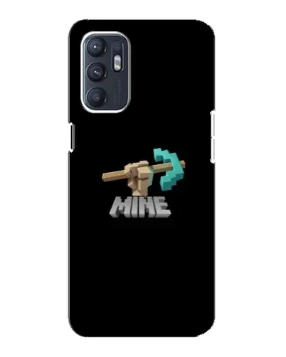 Чехол для OPPO Reno6 5G с картинкой «Алмазная кирка» Чехол для OPPO Reno6 5G с картинкой «Алмазная кирка»