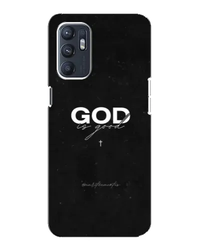 Чехол для OPPO Reno6 5G с картинкой «GOD — Бог над всем» Чехол для OPPO Reno6 5G с картинкой «GOD — Бог над всем»
