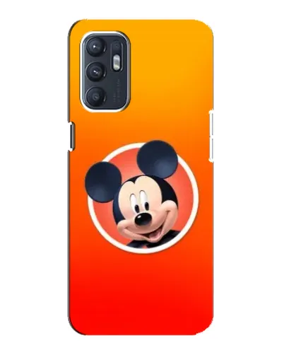 Чехол для OPPO Reno6 5G с картинкой «Mickey в круге»