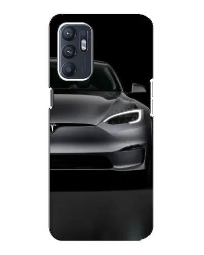 Чехол для OPPO Reno6 5G с картинкой «Tesla Model S Look» Чехол для OPPO Reno6 5G с картинкой «Tesla Model S Look»