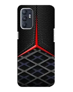 Чехол для OPPO Reno6 5G с картинкой «Mercedes Carbon Grid»