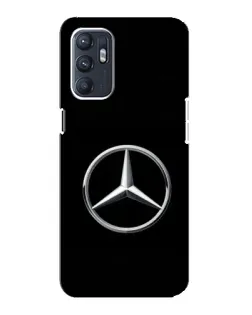 Чехол для OPPO Reno6 5G с картинкой «Mercedes классический лого»