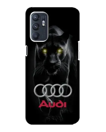 Чехол для OPPO Reno6 5G с картинкой «Пантера и Audi»