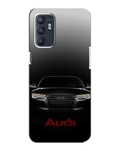 Чехол для OPPO Reno6 5G с картинкой «Audi — градиентный контур»
