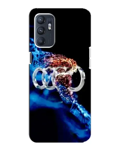Чехол для OPPO Reno6 5G с картинкой «Энергия лого Audi»