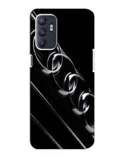 Чехол для OPPO Reno6 5G с картинкой «Audi — абстрактные кольца»