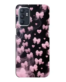 Чехол для OPPO Reno6 5G с картинкой «Неоновое кружево» Чехол для OPPO Reno6 5G с картинкой «Неоновое кружево»