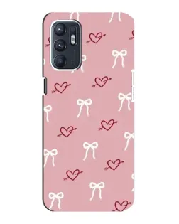 Чехол для OPPO Reno6 5G с картинкой «Сердца и банты» Чехол для OPPO Reno6 5G с картинкой «Сердца и банты»
