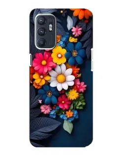 Чехол для OPPO Reno6 5G с картинкой «Цветочная феерия» Чехол для OPPO Reno6 5G с картинкой «Цветочная феерия»