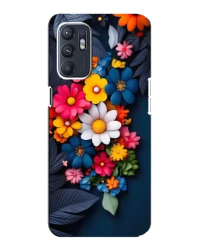 Чехол для OPPO Reno6 5G с картинкой «Цветочная феерия»