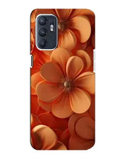 Чехол для OPPO Reno6 5G с картинкой «Оранжевый макро цветок» Чехол для OPPO Reno6 5G с картинкой «Оранжевый макро цветок»