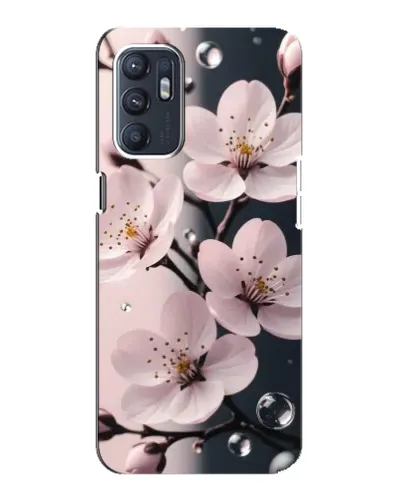 Чехол для OPPO Reno6 5G с картинкой «Нежная сакура и капли» Чехол для OPPO Reno6 5G с картинкой «Нежная сакура и капли»