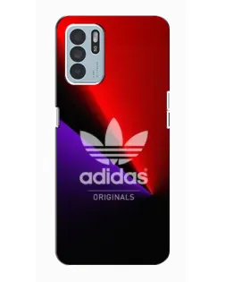 Чехол для OPPO Reno6 Z с картинкой «Adidas Red Neon»