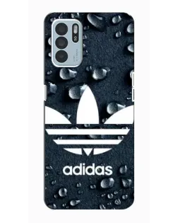 Чехол для OPPO Reno6 Z с картинкой «Adidas Trefoil Blue»