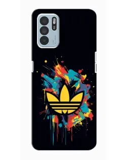 Чехол для OPPO Reno6 Z с картинкой «Adidas Splash»