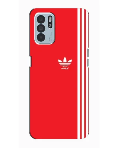 Чехол для OPPO Reno6 Z с картинкой «Красный минимализм Adidas» Чехол для OPPO Reno6 Z с картинкой «Красный минимализм Adidas»