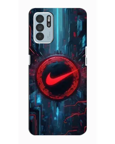 Чехол для OPPO Reno6 Z с картинкой «Техногенный стиль Nike» Чехол для OPPO Reno6 Z с картинкой «Техногенный стиль Nike»